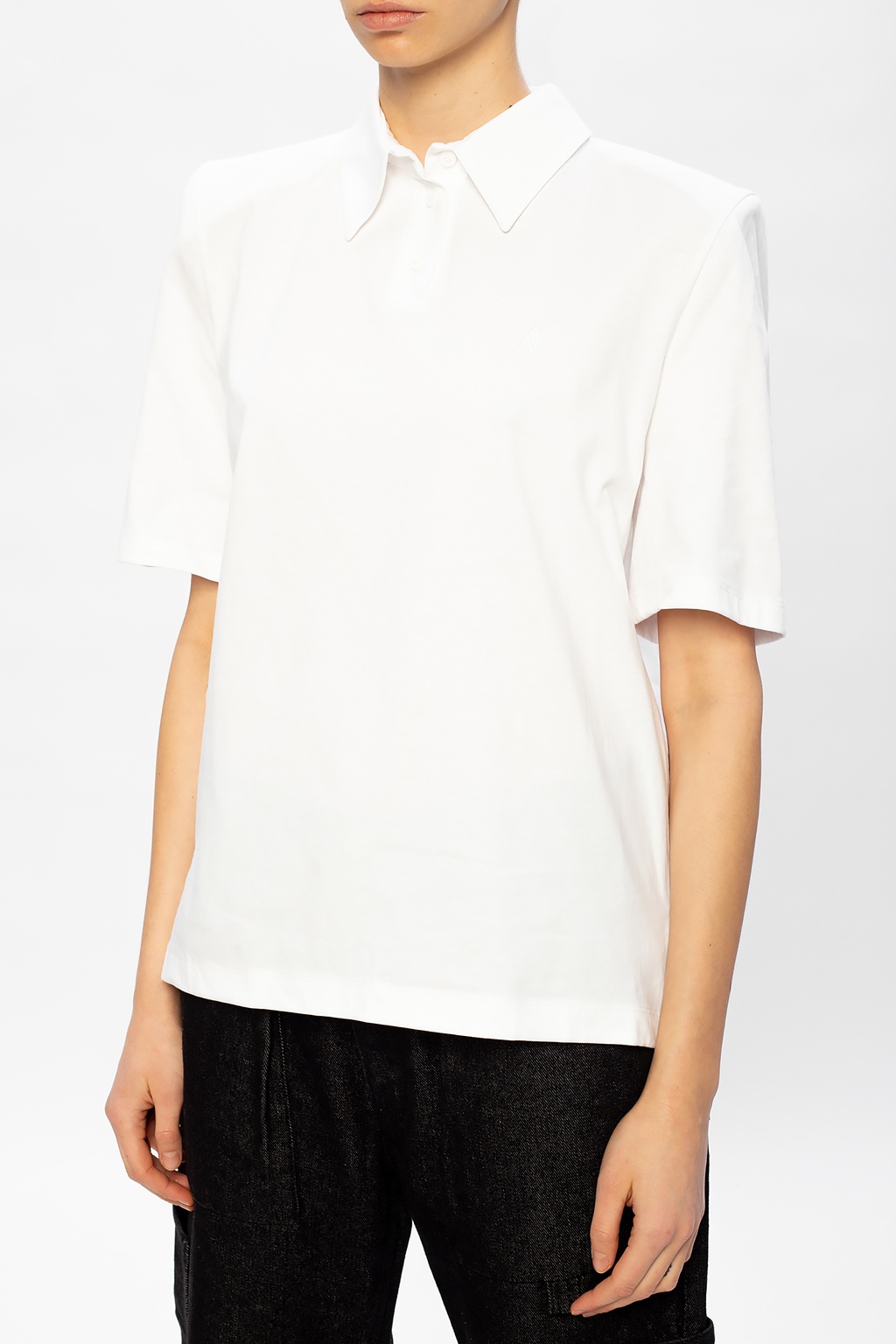 トップス Engineered Garments USA White Polo XS Engineered Garments Men's Popover Button Down Short Sleeve